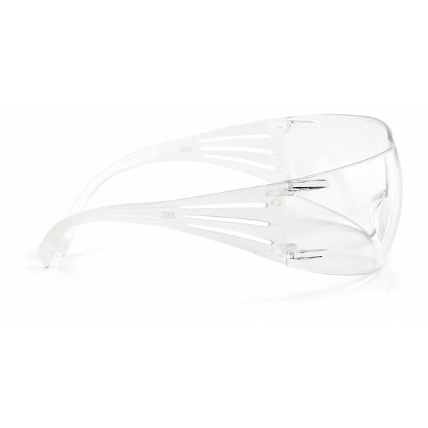 SecureFit Safety Glasses, 200 Series, Anti-Fog, Anti-Scratch, Frameless, Clear Arm, Clear Lens