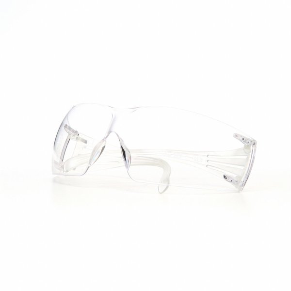 SecureFit Safety Glasses, 200 Series, Anti-Fog, Anti-Scratch, Frameless, Clear Arm, Clear Lens
