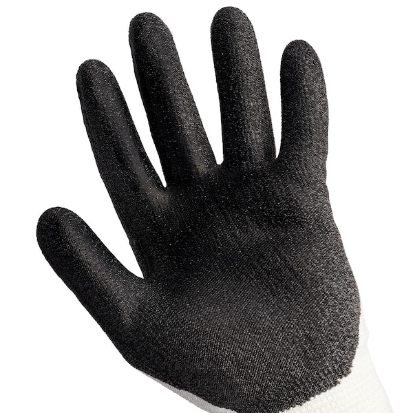 G60 Level 3 Economy Cut Resistant Gloves (38691), Black & White, XS, 12 Pairs / Bag