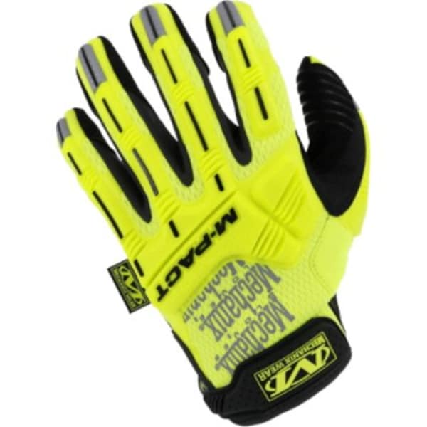 M-Pact XD Impact Gloves, L, Hi-Vis Yellow, PR