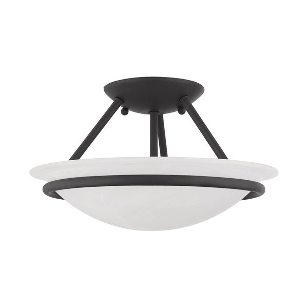 Newburgh 2 Light Black Ceiling Mount