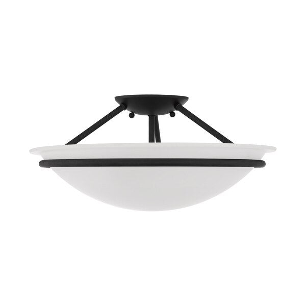 Newburgh 3 Light Black Ceiling Mount