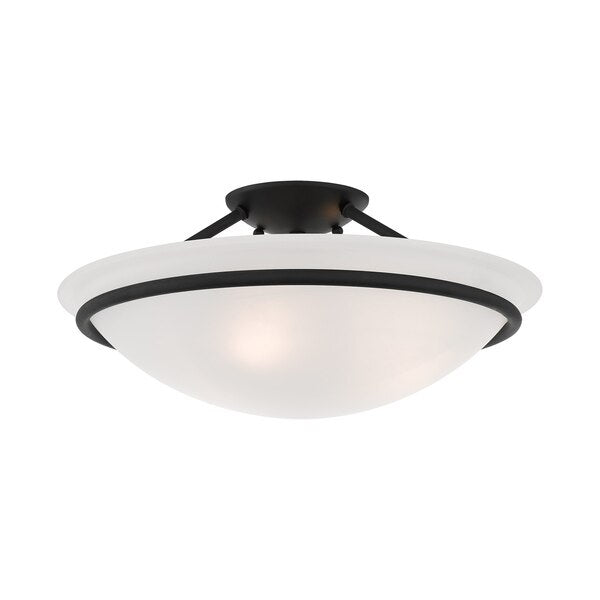 Newburgh 3 Light Black Ceiling Mount