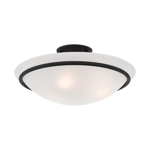 Newburgh 3 Light Black Ceiling Mount