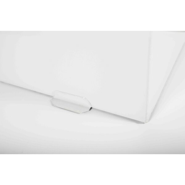 JOBOX 100 Gallon White Rectangular Stl Liquid Transfer Tank for Trucks