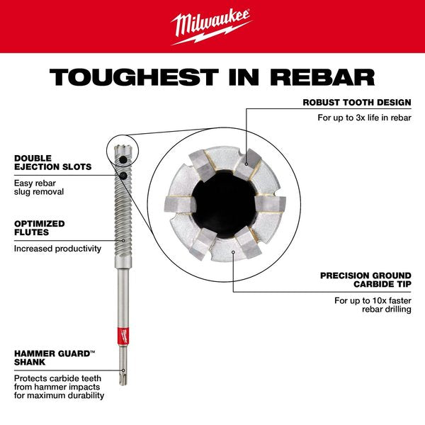 1/2 in. x 12 in. SDS-Plus Rebar Cutter
