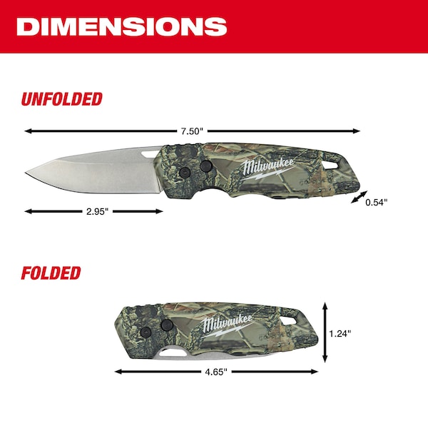 FASTBACK Camo Folding Knife