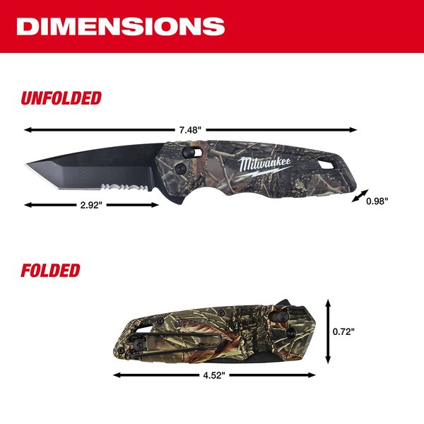 FASTBACK Camo Spring Assisted Folding Knife