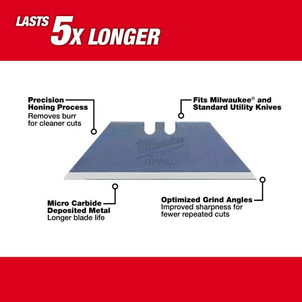 5 PC Drywall Utility Knife Blades