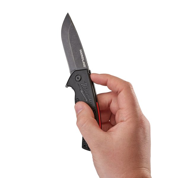 3â HARDLINE Smooth Blade Pocket Knife