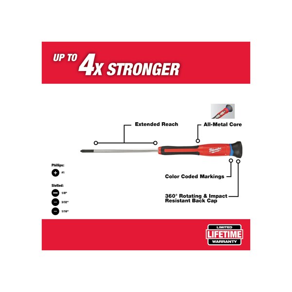 4 PC Precision Screwdriver Set