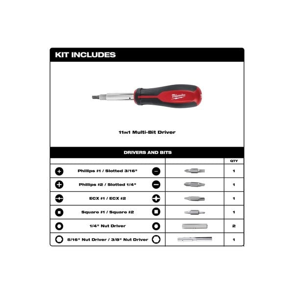 11in1 Screwdriver ECX
