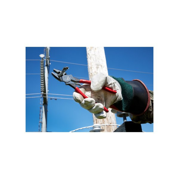 9 in Linemans Plier High Leverage, Steel