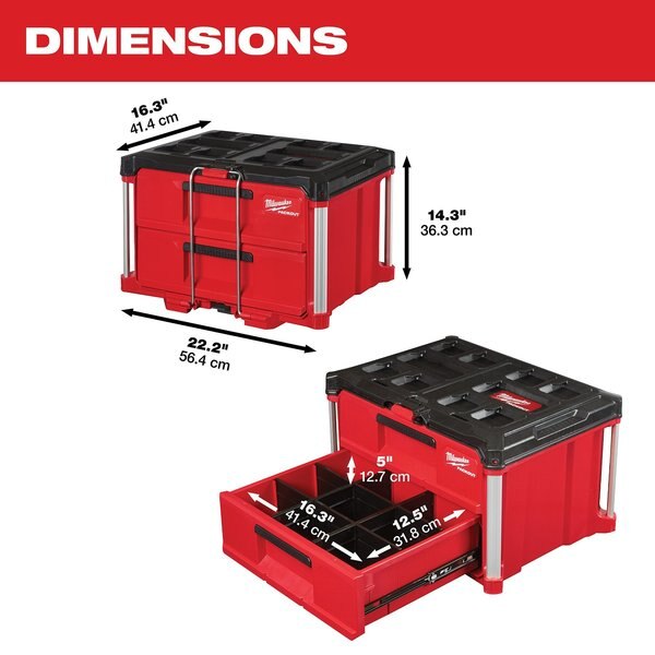 PACKOUT 2-Drawer Tool Box