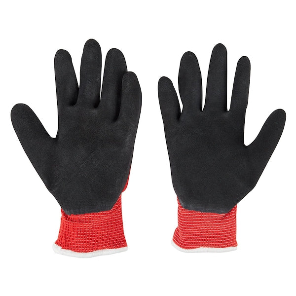 Level 1 Cut Resistant Latex Dipped Insulated Winter Gloves - Small (12 pair)