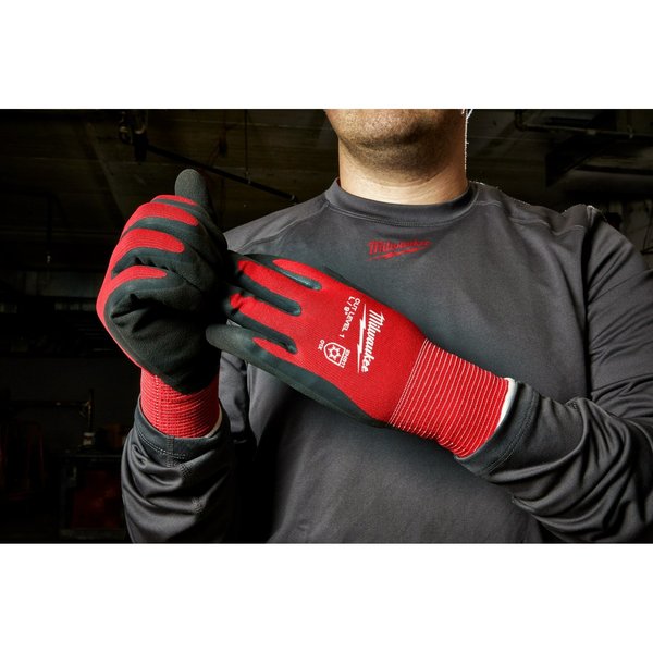 Level 1 Cut Resistant Latex Dipped Insulated Winter Gloves - X-Large