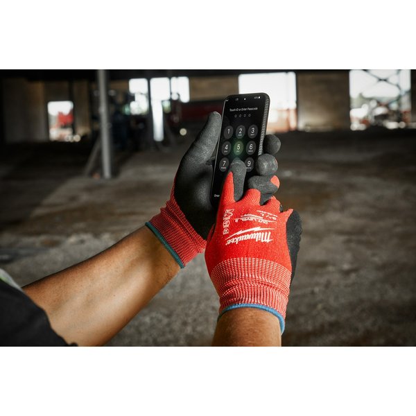 Level 2 Cut Resistant Nitrile Dipped Gloves - Medium