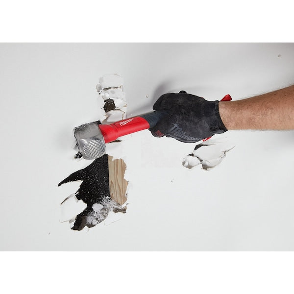 3 lb Drilling Hammer, 11 in L Fiberglass Handle, Forged Steel Head