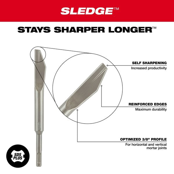 1/4 in. SDS-Plus SLEDGE Mortar Knife