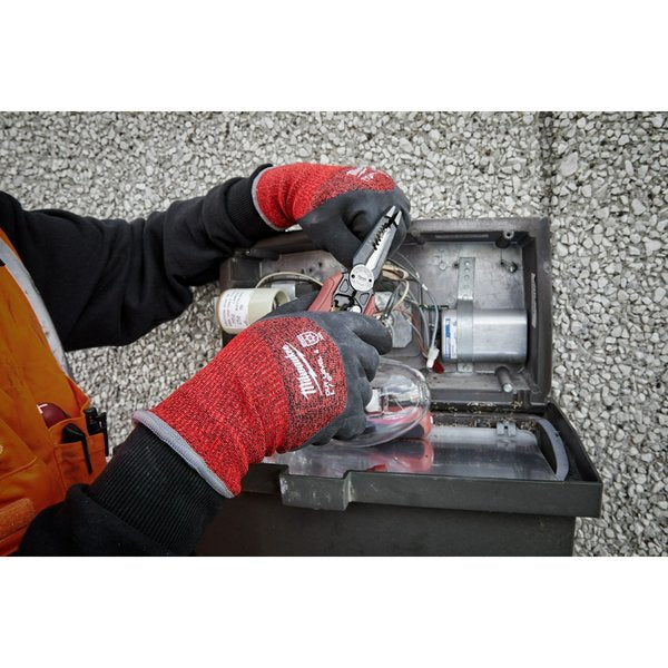 Level 4 Cut Resistant Latex Dipped Winter Insulated Gloves - Large (12 pair)