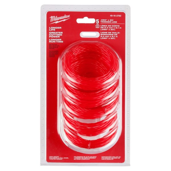 .095 in. x 20 ft. String Trimmer Line (5 pk)