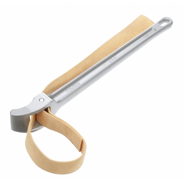 Strap Wrench, 5 in Capacity, 18 in handle, 29 1/4 in Strap