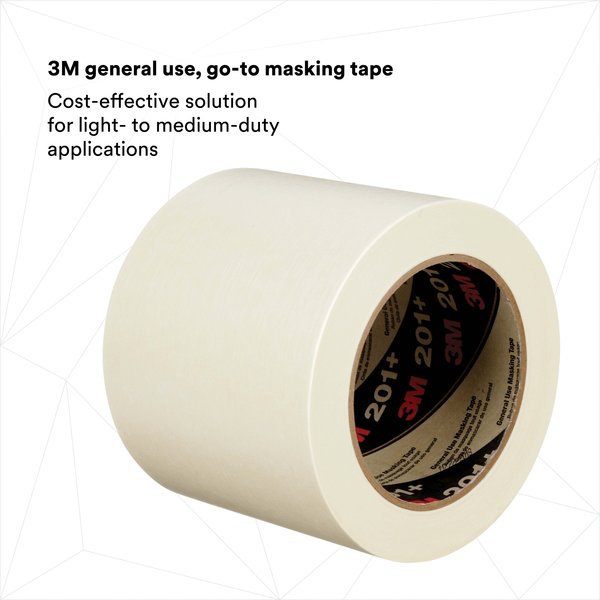 Masking Tape, Tan, Rubber, 3-25/32