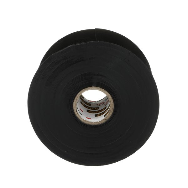 Rubber Electrical Tape, 130C, Scotch, 2 in W x 30 ft L, 30 mil thick, Black, 1 Pack
