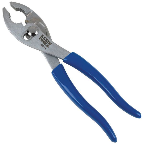 8 in Slip Joint Plier, Tether Capable, 1.25 in Jaw