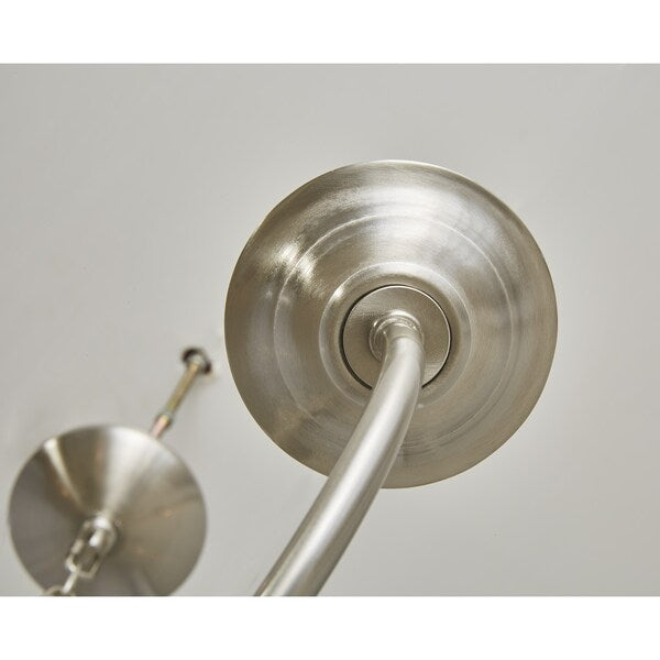 Williamsburgh 6 Light Brushed Nickel Cha
