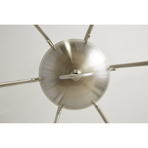 Williamsburgh 6 Light Brushed Nickel Cha