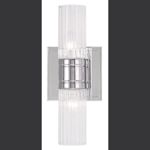 Midtown 2 Light Polished Chrome Bath Vanity