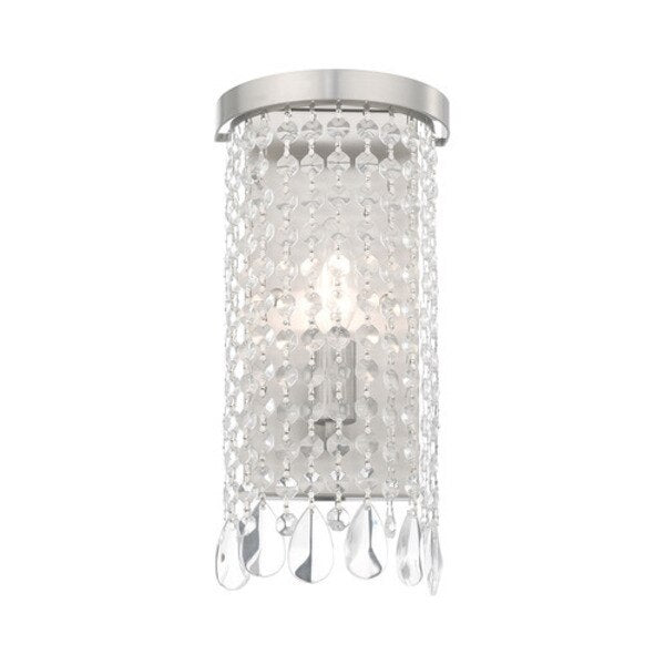 Elizabeth 1 Light Brushed Nickel ADA Wall Sconce