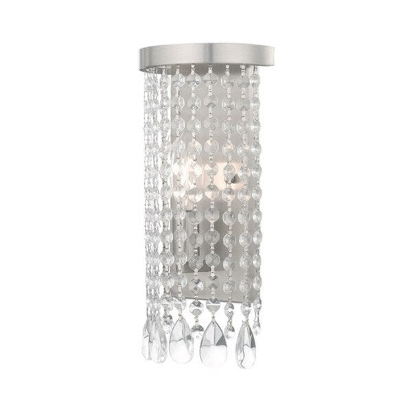 Elizabeth 1 Light Brushed Nickel ADA Wall Sconce