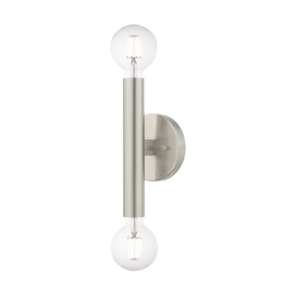 Copenhagen 2 Light Brushed Nickel ADA Wa