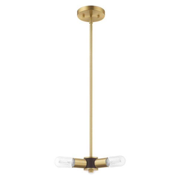 Copenhagen 3 Light Satin Brass Mini Chan