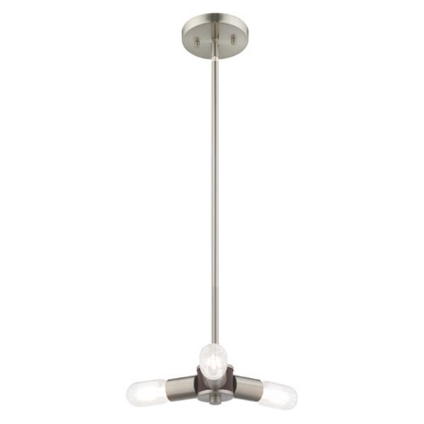 Copenhagen 3 Light Brushed Nickel Mini C