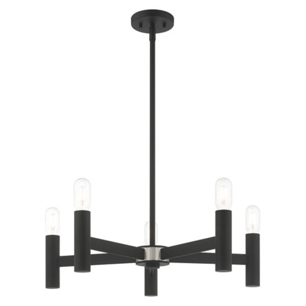 Copenhagen 5 Light Black Chandelier