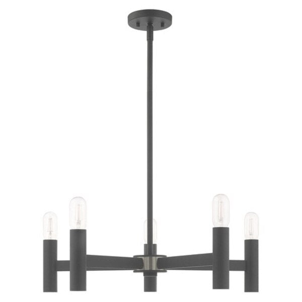 Copenhagen 5 Light Scandinavian Gray Cha