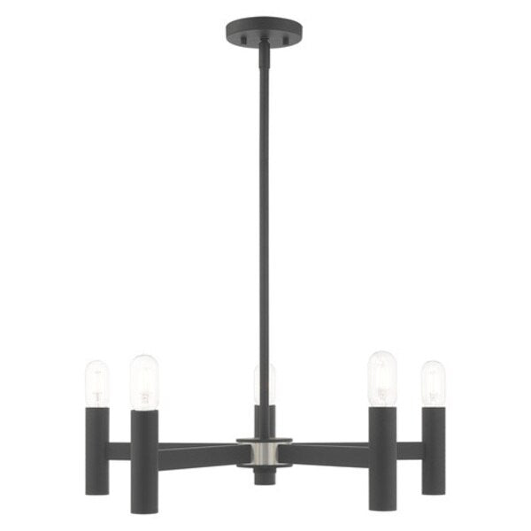 Copenhagen 5 Light Scandinavian Gray Cha