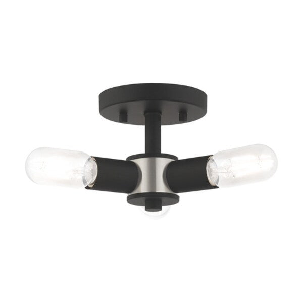 Copenhagen 3 Light Black Ceiling Mount