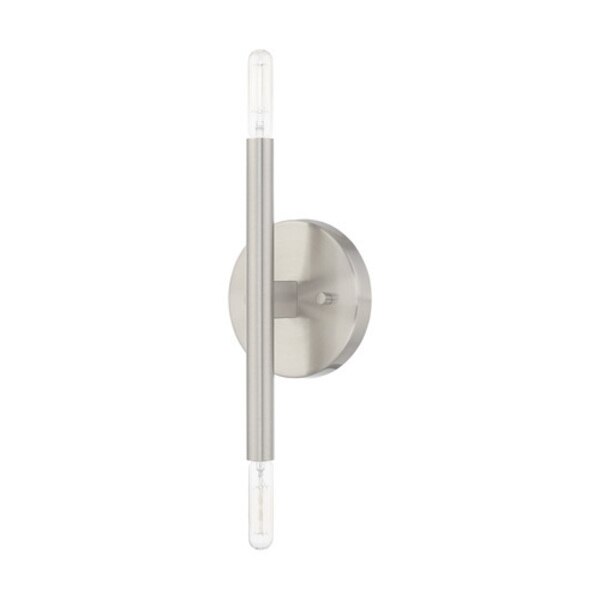 Copenhagen 2 Light Brushed Nickel ADA Wa