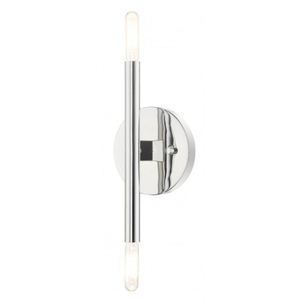 Polished Chrome ADA Sconce, 2 Light