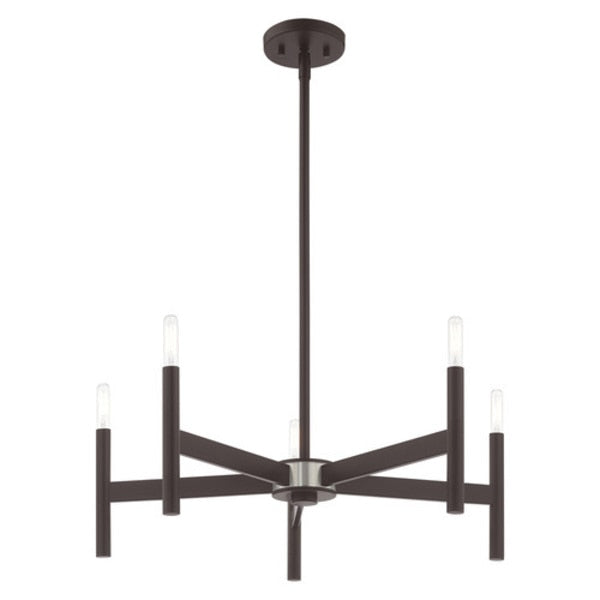 Copenhagen 5 Light Bronze Chandelier