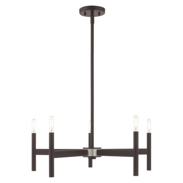Copenhagen 5 Light Bronze Chandelier