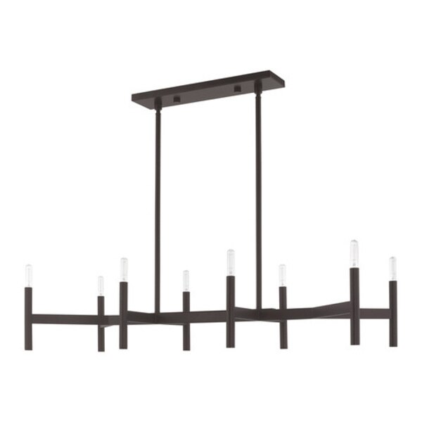 Copenhagen 8 Light Bronze Linear Chandel