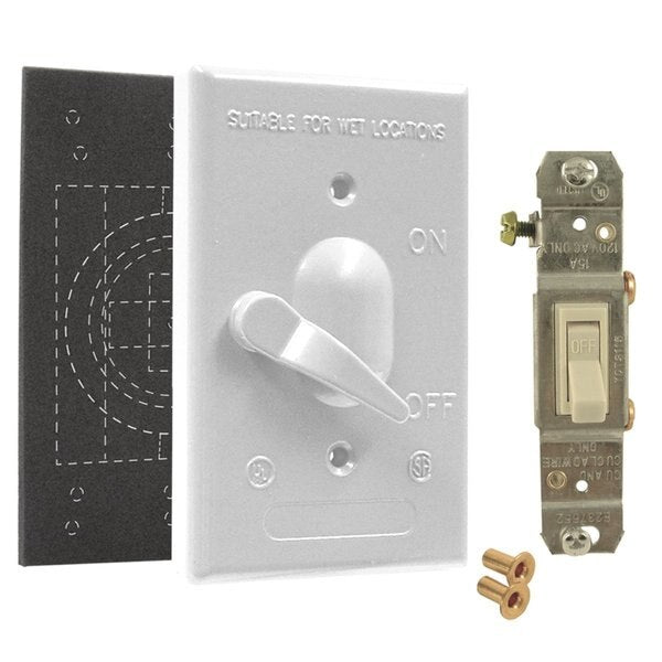 1 -Gang Vertical Weatherproof Switch Cover, 2.828