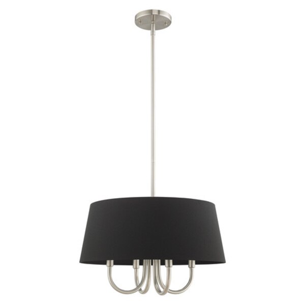 Belclaire 4 Light Brushed Nickel Pendant