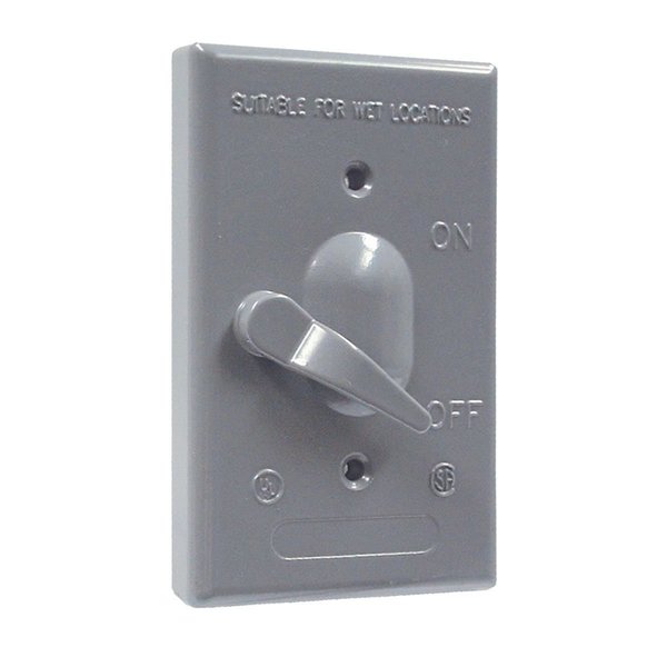 1 -Gang Vertical Weatherproof Switch Cover, 2.828
