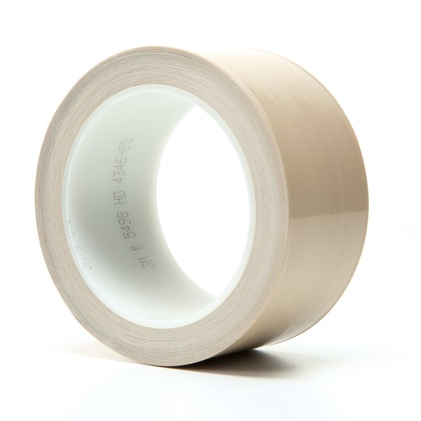 Film Tape, PTFE, Beige, 2In x 36Yd, PK24